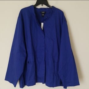 New Liz & Me Royal Blue Blazer Sz. 4X